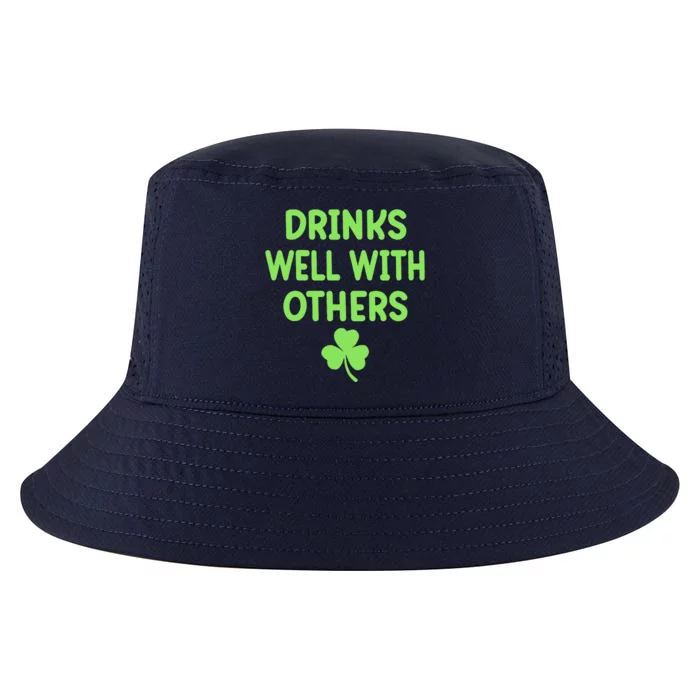 Drinking Irish Drinks Well With Others St Patricks Day Cool Comfort Performance Bucket Hat