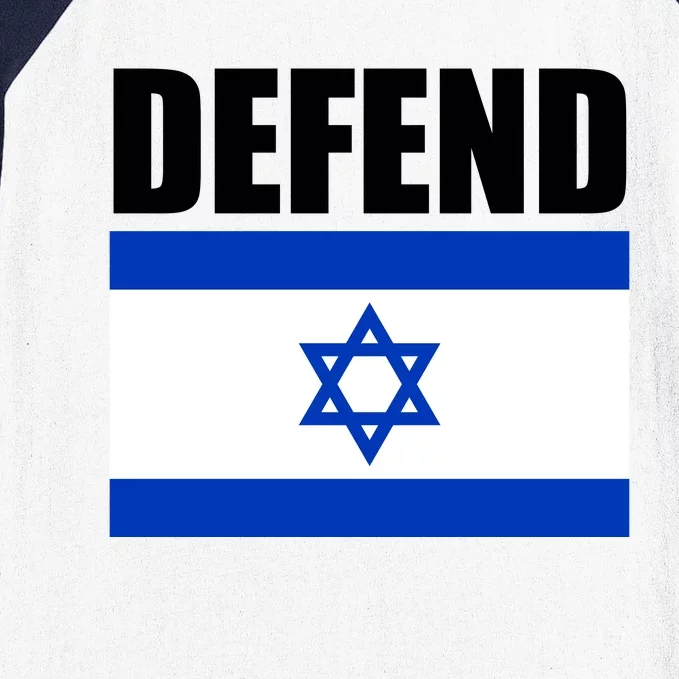 Defend Israel Baseball Sleeve Shirt