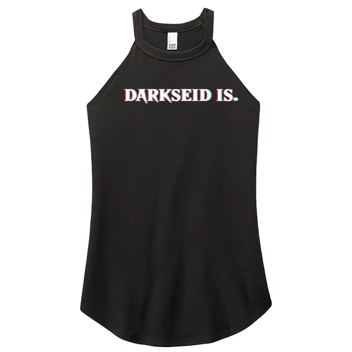 Darkseid Is Women’s Perfect Tri Rocker Tank