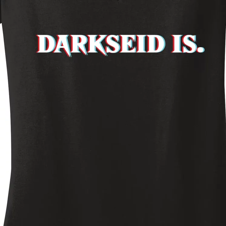 Darkseid Is Women's V-Neck T-Shirt