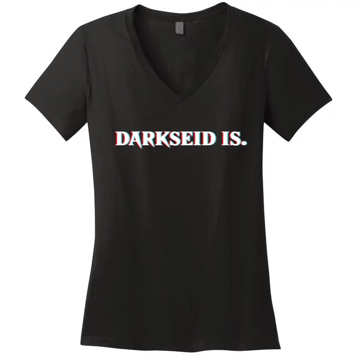 Darkseid Is Women's V-Neck T-Shirt