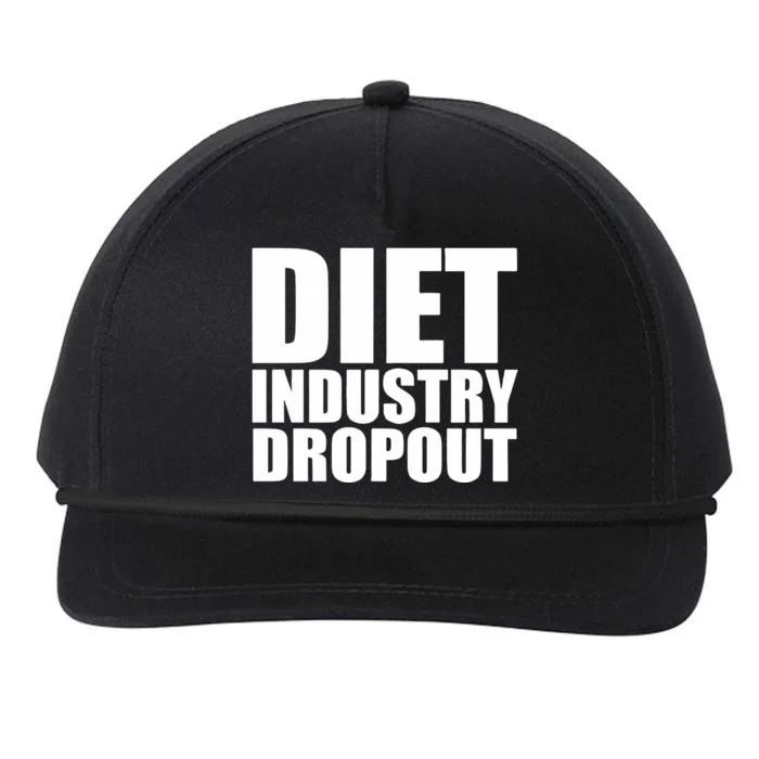 Diet Industry Dropout Snapback Five-Panel Rope Hat