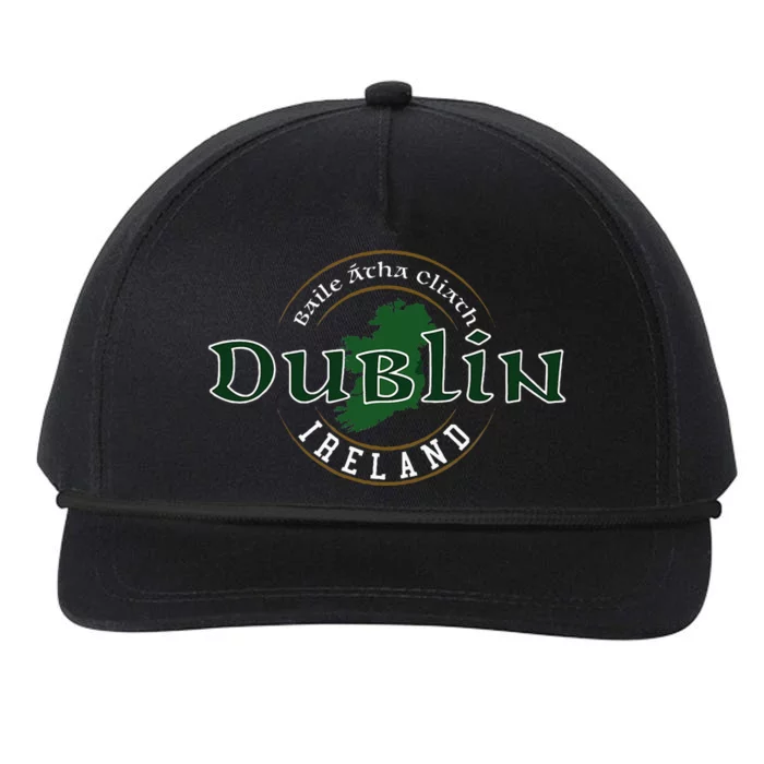 Dublin Ireland Snapback Five-Panel Rope Hat