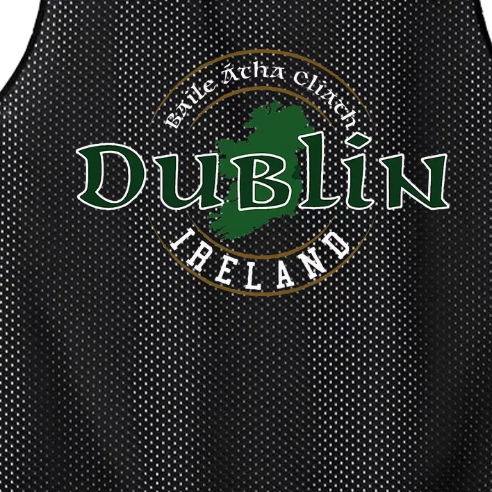 Dublin Ireland Mesh Reversible Basketball Jersey Tank