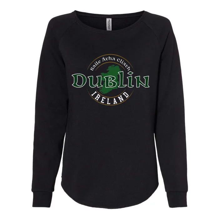 Dublin Ireland Womens California Wash Sweatshirt