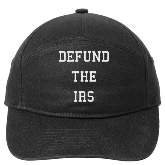 Defund IRS 7-Panel Snapback Hat