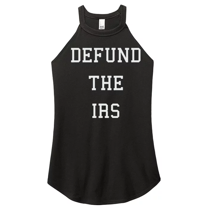 Defund IRS Women’s Perfect Tri Rocker Tank