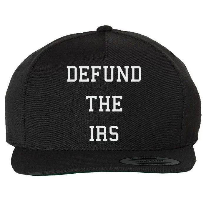 Defund IRS Wool Snapback Cap