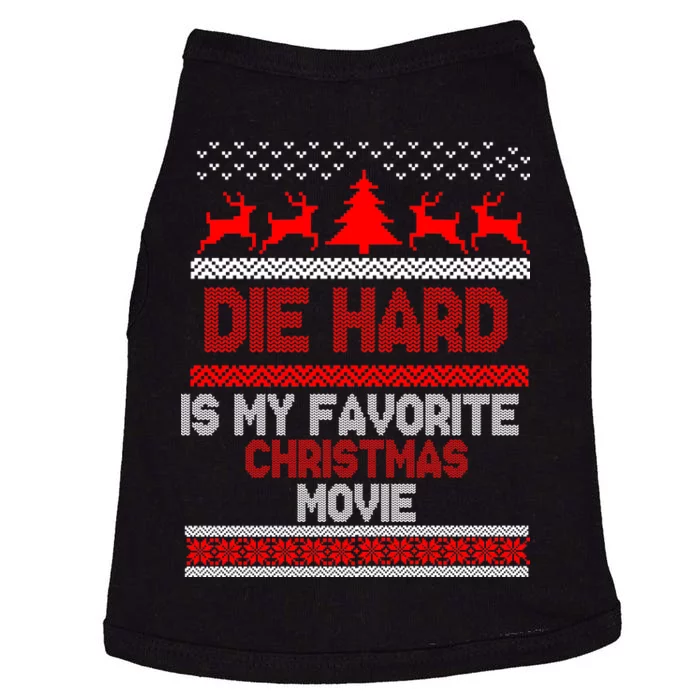 Die Hard Is My Favorite Movie Ugly Christmas Doggie Tank