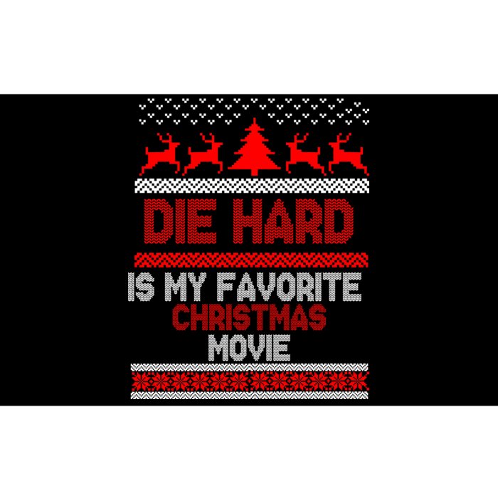 Die Hard Is My Favorite Movie Ugly Christmas Bumper Sticker