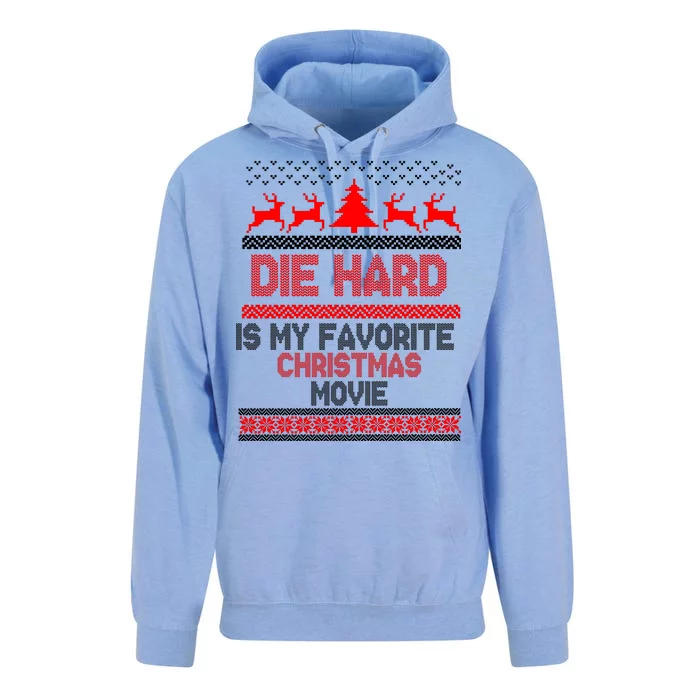 Die Hard Is My Favorite Movie Ugly Christmas Unisex Surf Hoodie