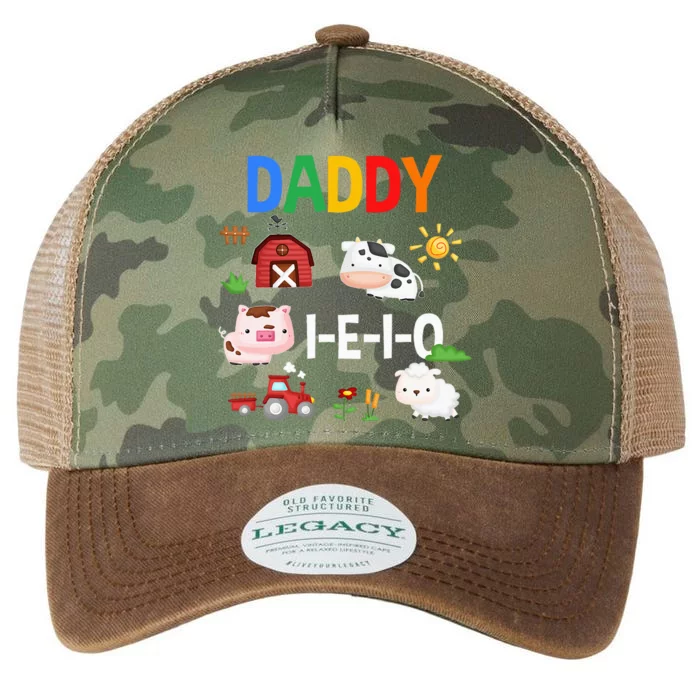 Daddy I E I O Farm Party 3rd Birthday Legacy Tie Dye Trucker Hat