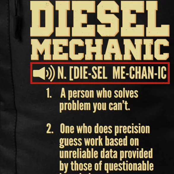 Diesel Mechanic Daily Commute Backpack