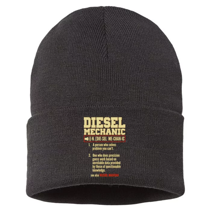 Diesel Mechanic Sustainable Knit Beanie