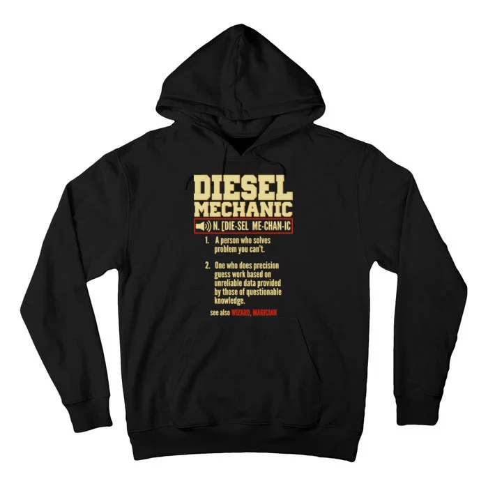 Diesel Mechanic Tall Hoodie