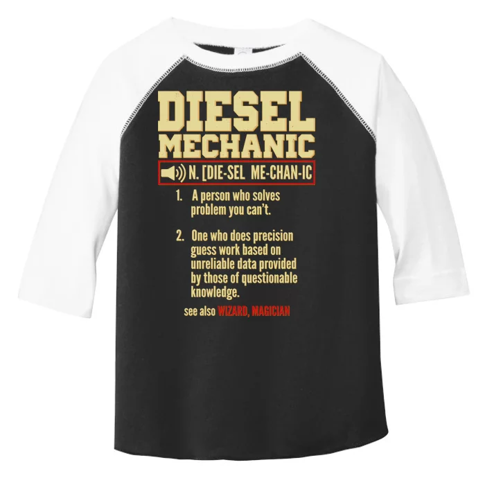 Diesel Mechanic Toddler Fine Jersey T-Shirt