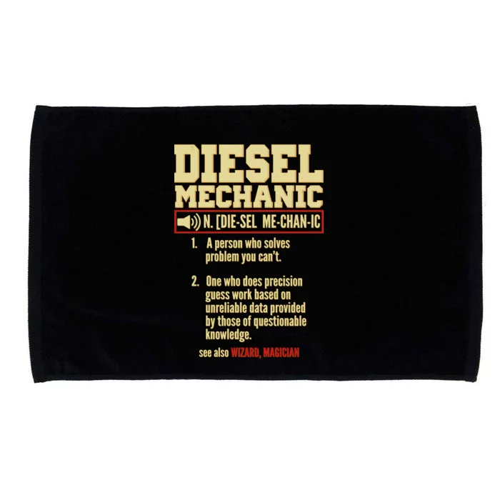 Diesel Mechanic Microfiber Hand Towel