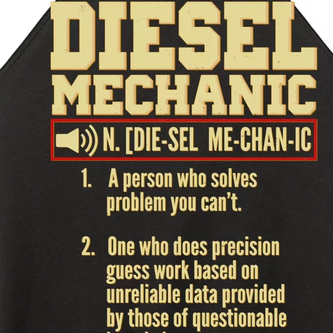 Diesel Mechanic Women’s Perfect Tri Rocker Tank