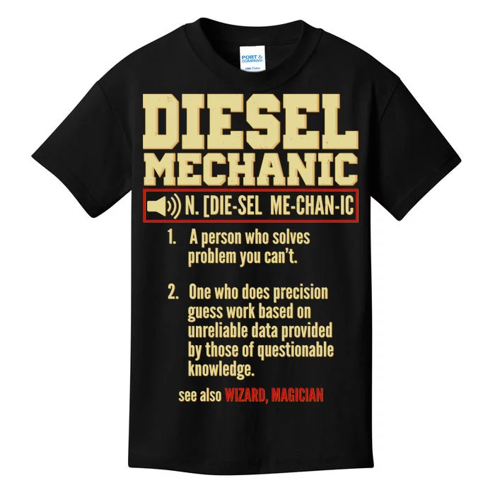 Diesel Mechanic Kids T-Shirt