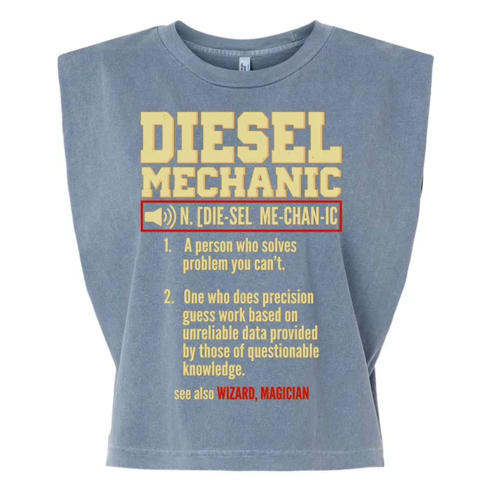 Diesel Mechanic Garment-Dyed Women's Muscle Tee