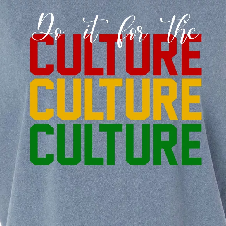 Do It For The Culture African American Pride Garment-Dyed Women's Muscle Tee