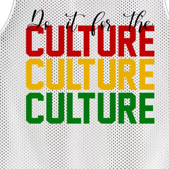 Do It For The Culture African American Pride Mesh Reversible Basketball Jersey Tank