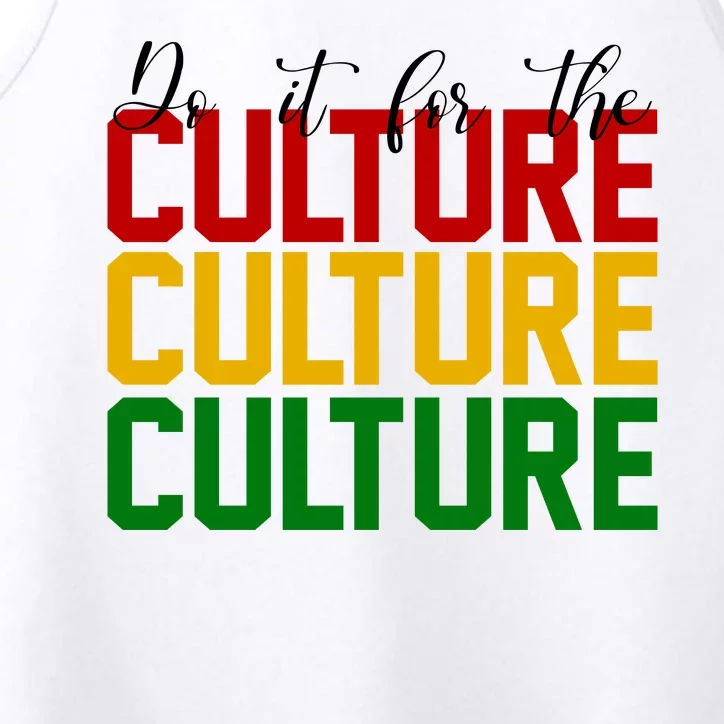 Do It For The Culture African American Pride Performance Tank