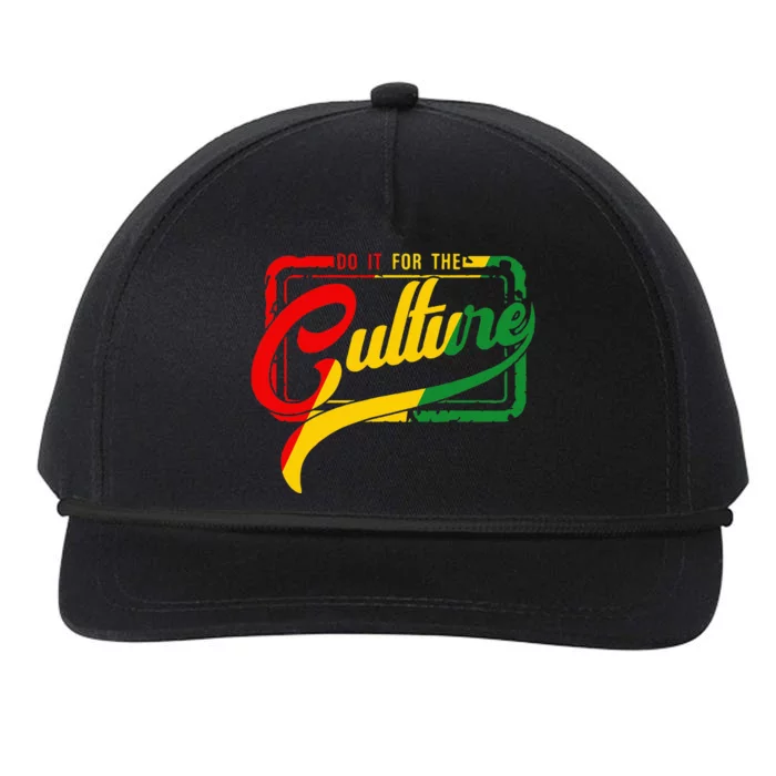 Do It For The Culture Black History Junteenth Freeish 1865 Snapback Five-Panel Rope Hat