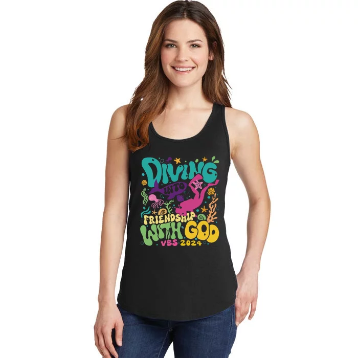 Diving Into Friendship With God Scuba Vbs 2024 Christian Ladies Essential Tank