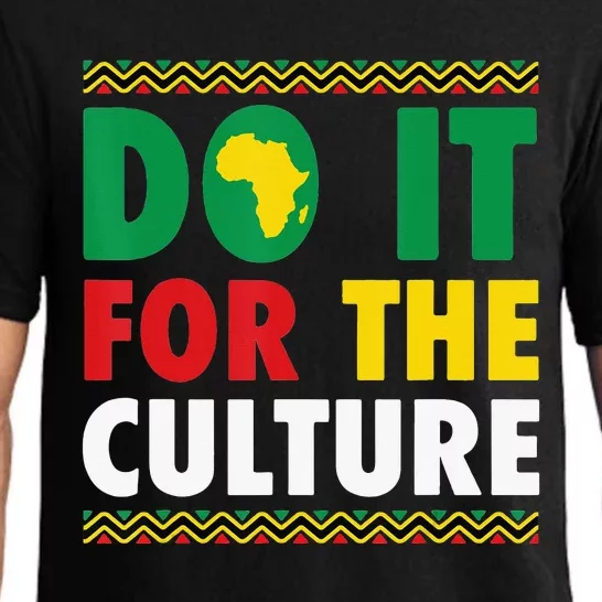 Do It For The Culture Black History &amp; African Roots Afro Pajama Set