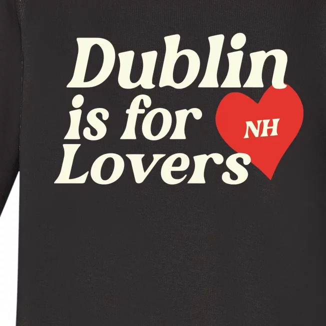 Dublin Is For Lovers Niall Horan Baby Long Sleeve Bodysuit