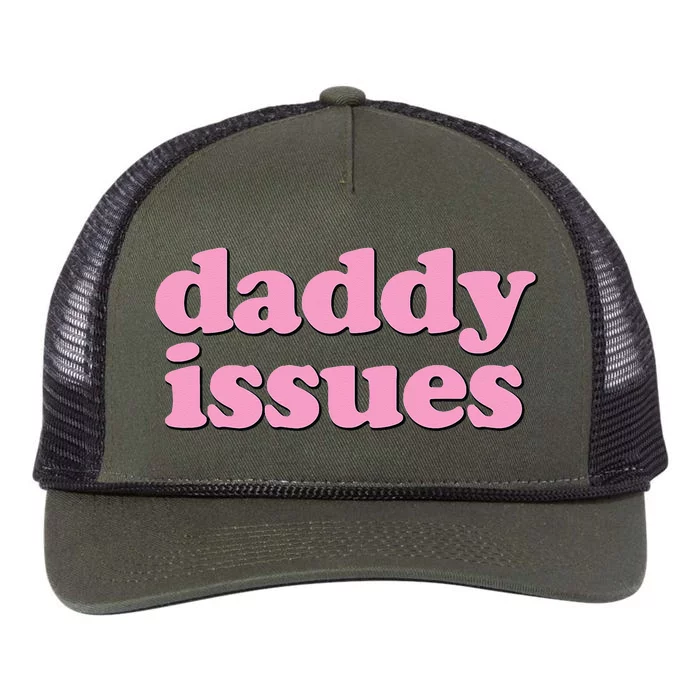 Daddy Issues Funny Retro Rope Trucker Hat Cap