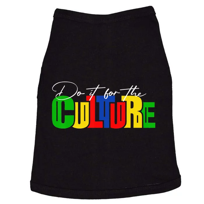 Do it for the Culture Black History Month Doggie Tank