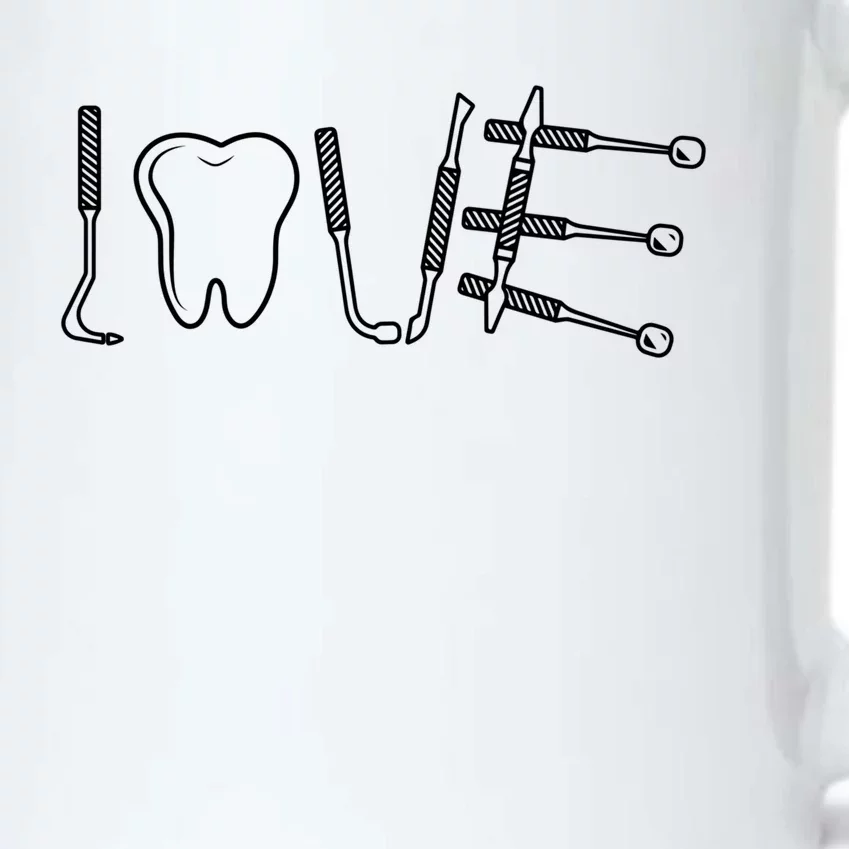 Dentist Instruts Gift Tooth Dental Assistant Dentist Love Gift Black Color Changing Mug