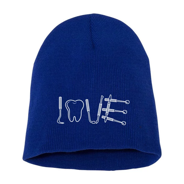 Dentist Instruts Gift Tooth Dental Assistant Dentist Love Gift Short Acrylic Beanie