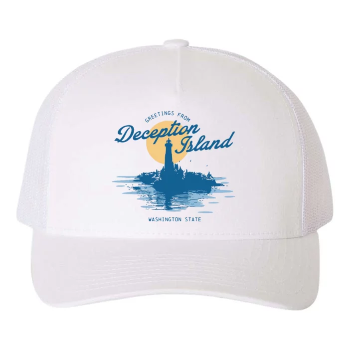 Deception Island Gamer Girl Graphic Yupoong Adult 5-Panel Trucker Hat