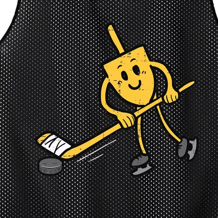 Dreidel Ice Hockey Hanukkah Chanukah Jewish Mesh Reversible Basketball Jersey Tank