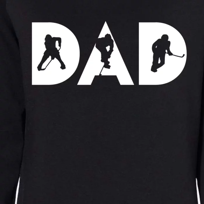 Dad Ice Hockey Player Cool Skater Athlete Sport Lover Gift Womens California Wash Sweatshirt