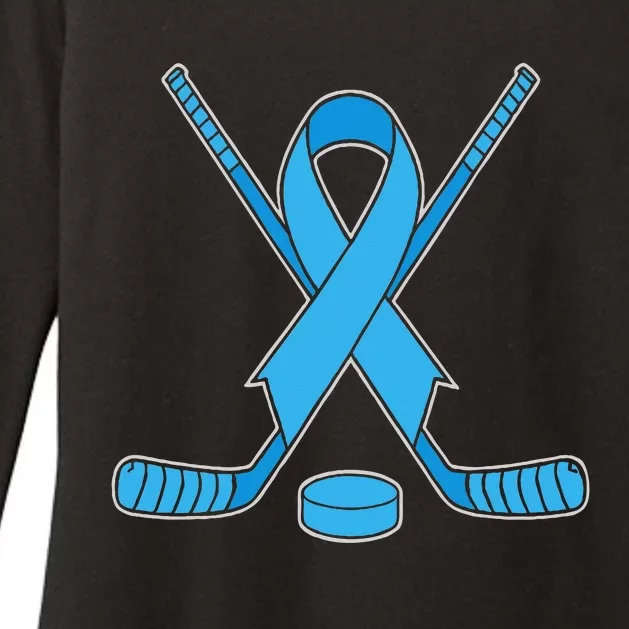 Diabetic Ice Hockey Diabetes Awareness Womens CVC Long Sleeve Shirt