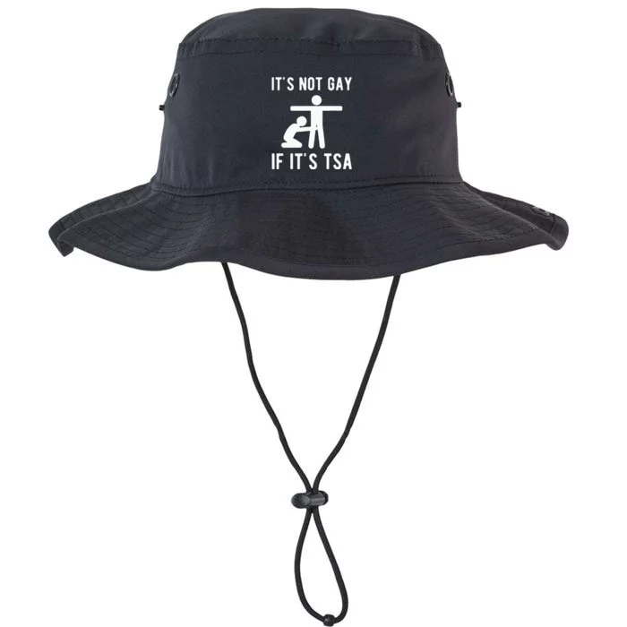 Distressed It Is Not Gay If ItS Tsa Funny Security Legacy Cool Fit Booney Bucket Hat