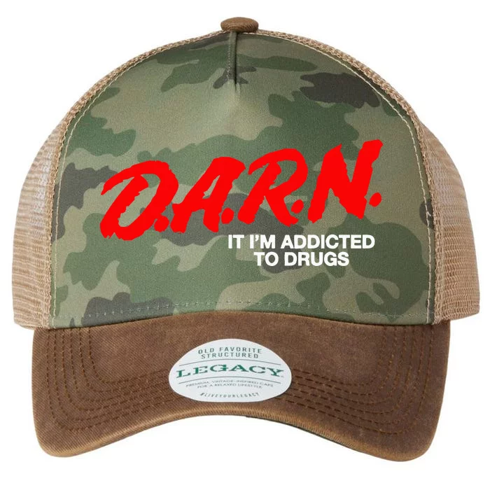 D.A.R.N. It Im Addicted To Drugs Legacy Tie Dye Trucker Hat