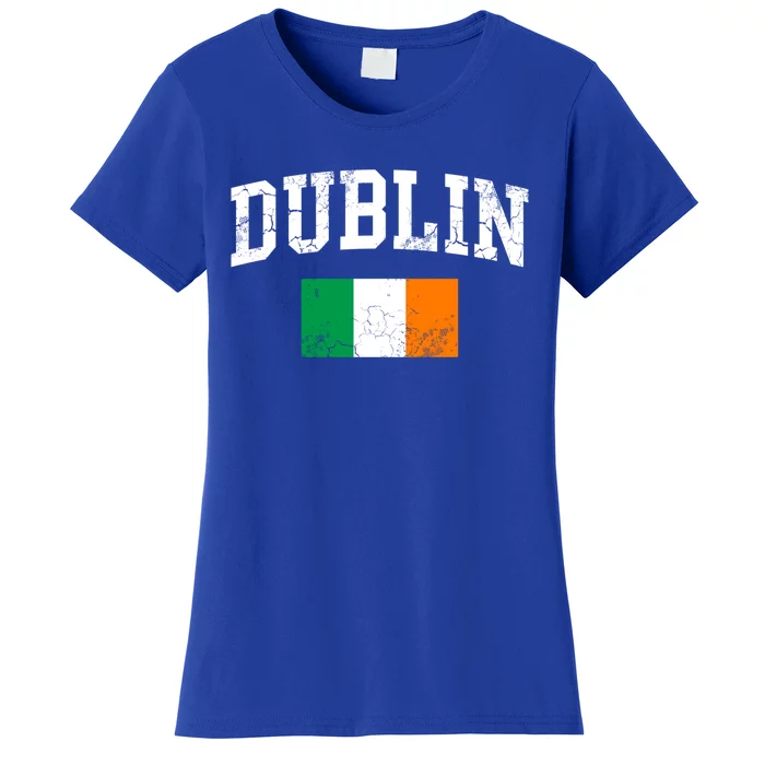 Dublin Ireland Irish Flag St Patrick's Day Men Women Kids Gift Women's T-Shirt