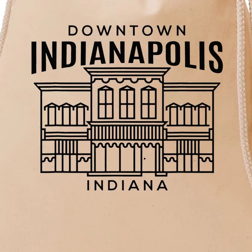 Downtown Indianapolis In Drawstring Bag