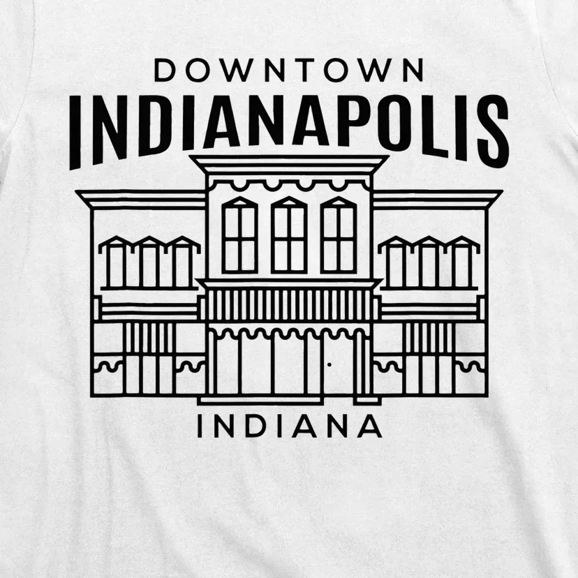 Downtown Indianapolis In T-Shirt