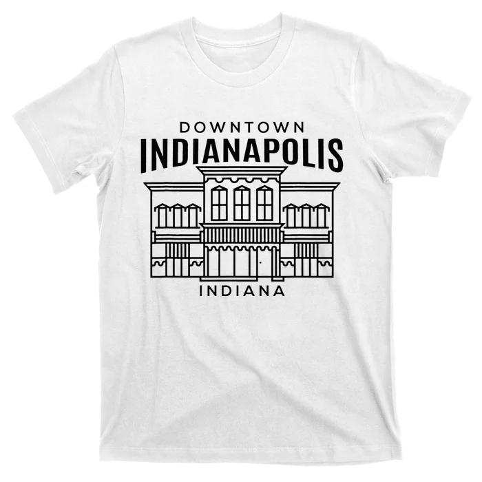 Downtown Indianapolis In T-Shirt