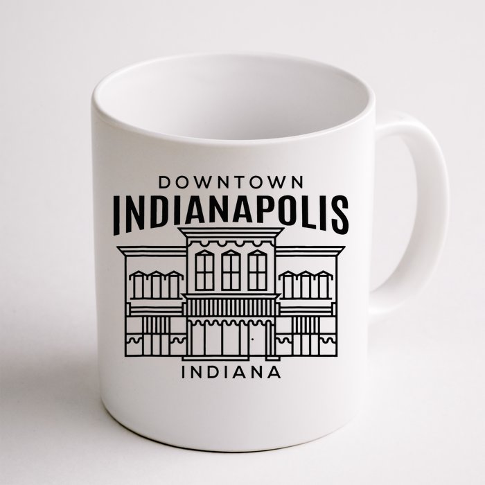 Downtown Indianapolis In Front & Back Coffee Mug