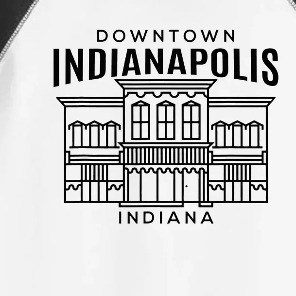 Downtown Indianapolis In Toddler Fine Jersey T-Shirt