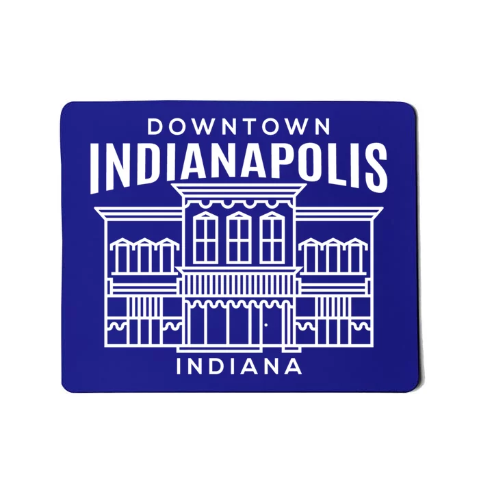 Downtown Indianapolis In Funny Gift Mousepad