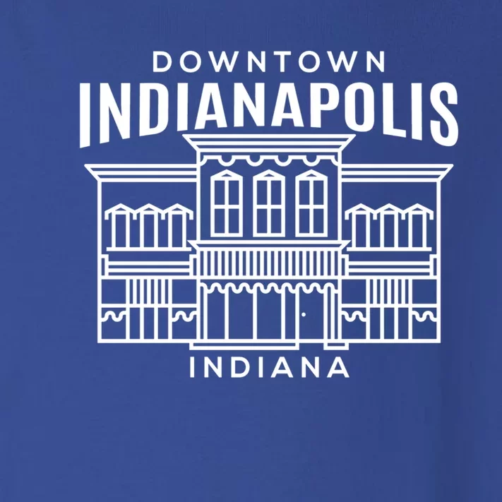 Downtown Indianapolis In Funny Gift Toddler Long Sleeve Shirt