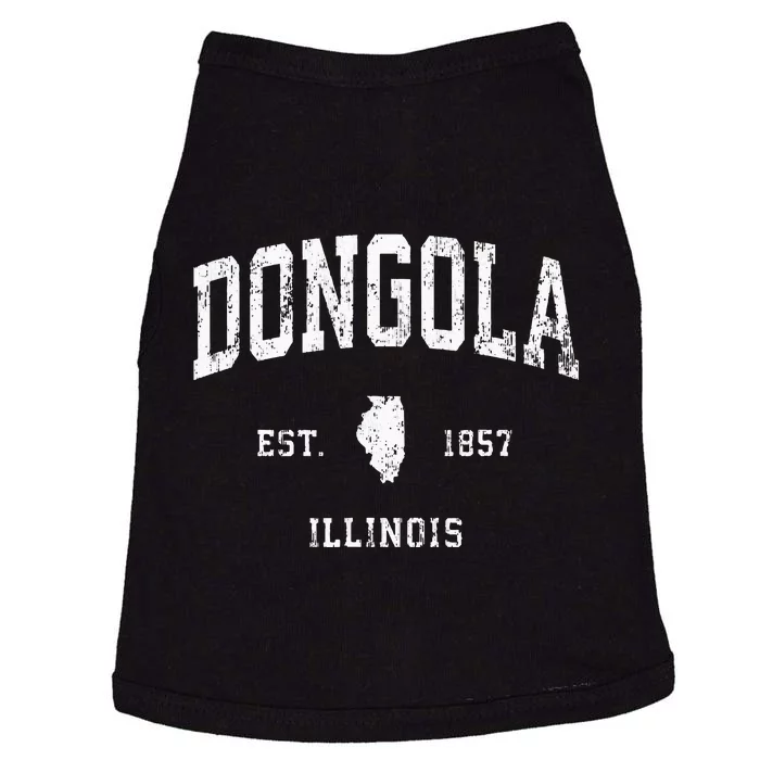 Dongola Illinois Il Vintage Athletic Sports Design Doggie Tank